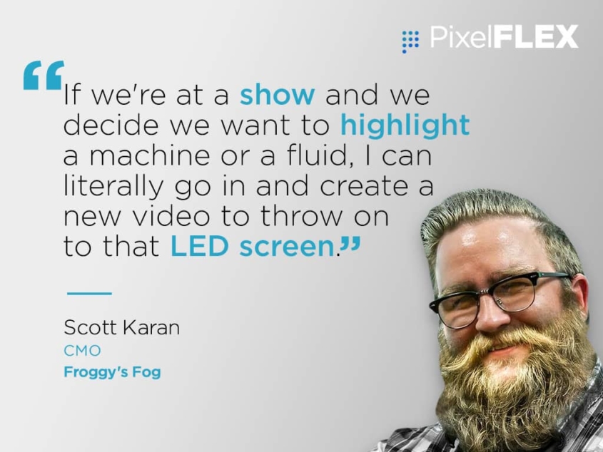 LED Talk Podcast Making an Impact at Trade Shows with Scott Karan of Froggys Fog