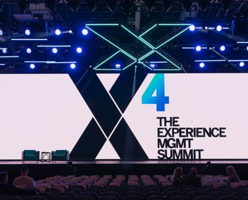 X4 Experience Management Summit LED Video Wall