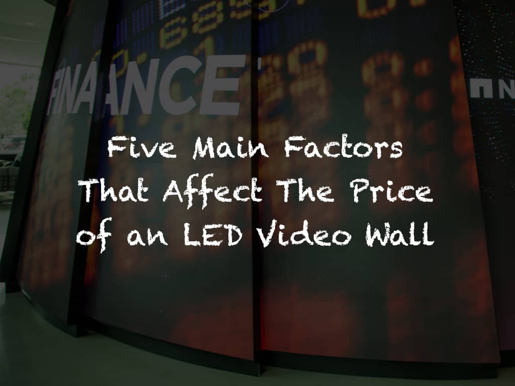 led wall display price