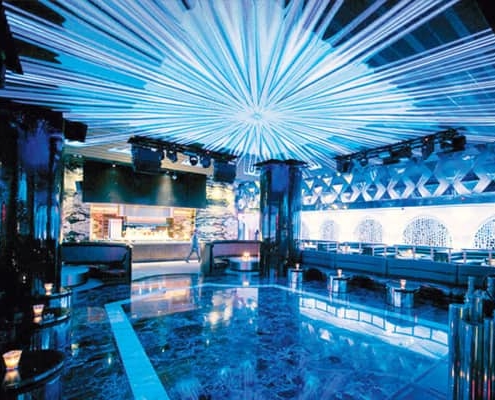 LED Ceiling in Night Club