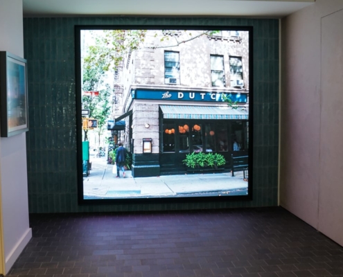 77 Charlton LED Wall by Pixelflex Displaying The Dutch Restaurant