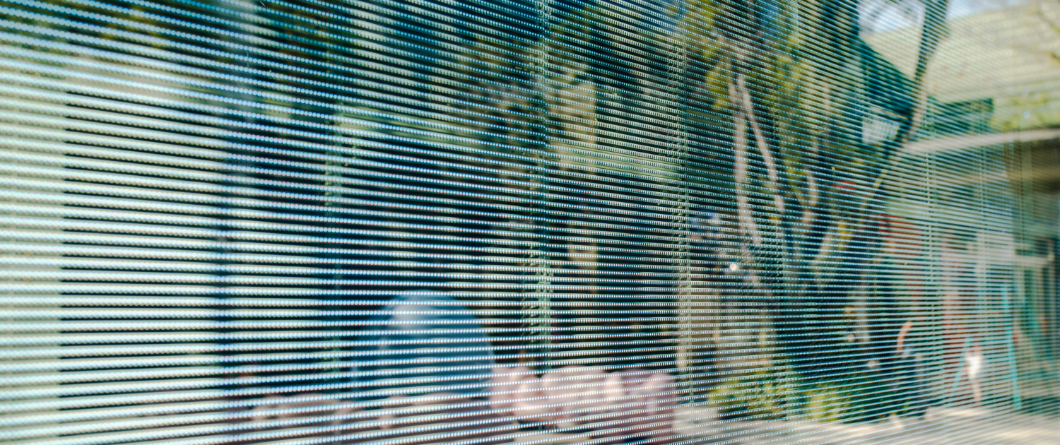 Pixels on FLEXClear transparent LED screen