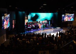 House of Worship LED display installed at Bethel World Outreach Church