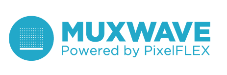 Muxwave branded mark by PixelFLEX LED